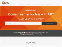 Tablet Screenshot of mbda.co.uk